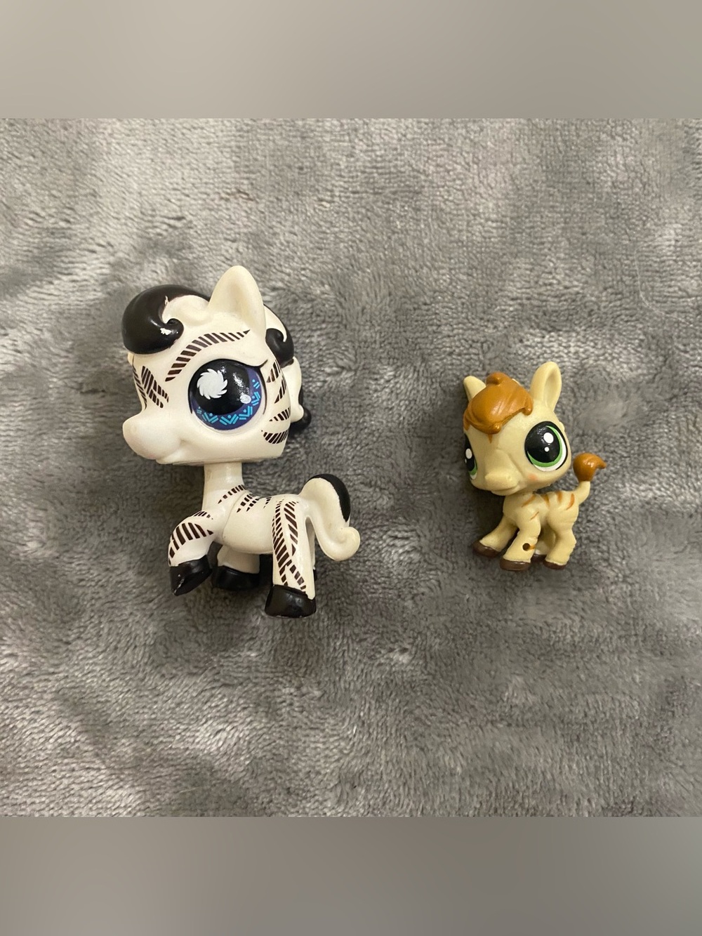 LPS Postcard Zebra #903 & Mini Zebra #333
